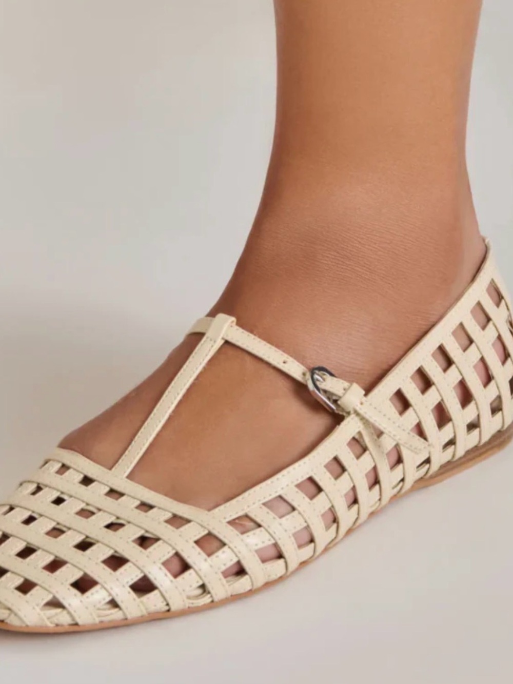 Dolce Vita RAINS - Ankle strap ballet pumps - ivory - Picture 2 of 9